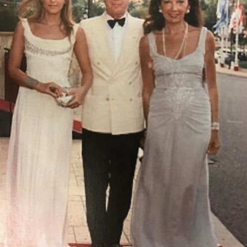 Monte-Carlo 2007 HSH Prince Albert of Monaco at the Nelson Mandela Foundation Repossi Crown Sponsor, Mr Alberto, Gio and Gaia Repossi