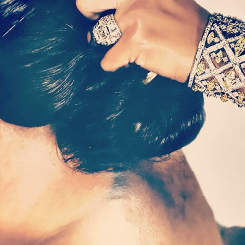 Repossi HJ collection Czarina with fancy and white dimonds bracelet and special ring private collection