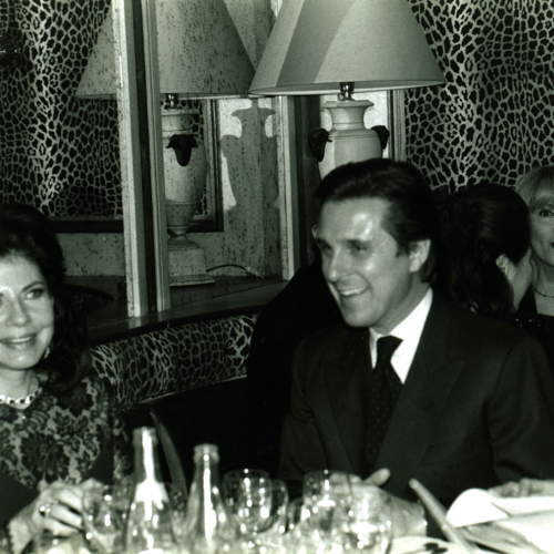 Paris exibition late 1990, Soraya Esfandiary-Bakhtiari Queen of the Imperial State of Iran and Mr. Alberto Repossi