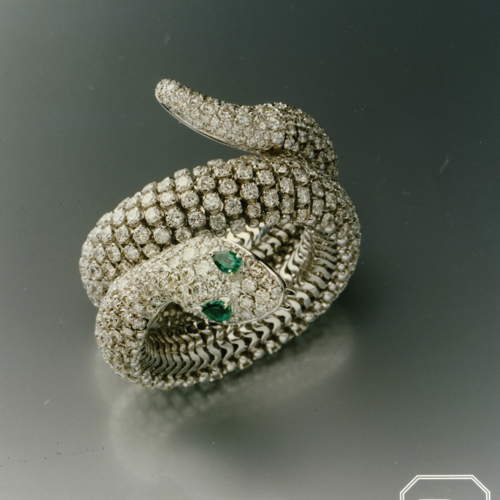 Costantino Repossi High Jewellery  snake bracelet 1960 private collection 