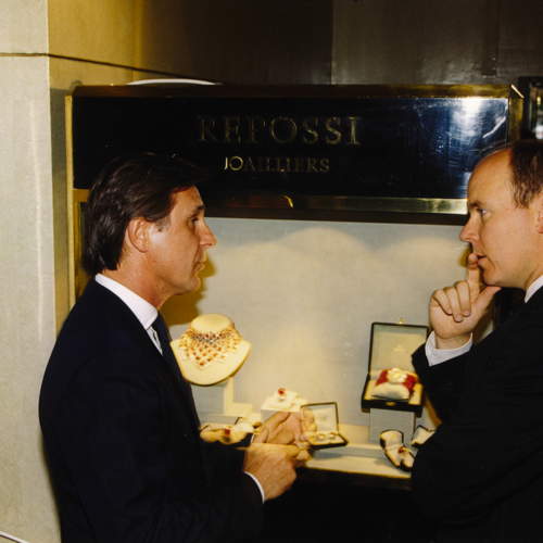 Repossi Monte-Carlo Exhibition 2000, inaugurated by HSH Prince Albert 